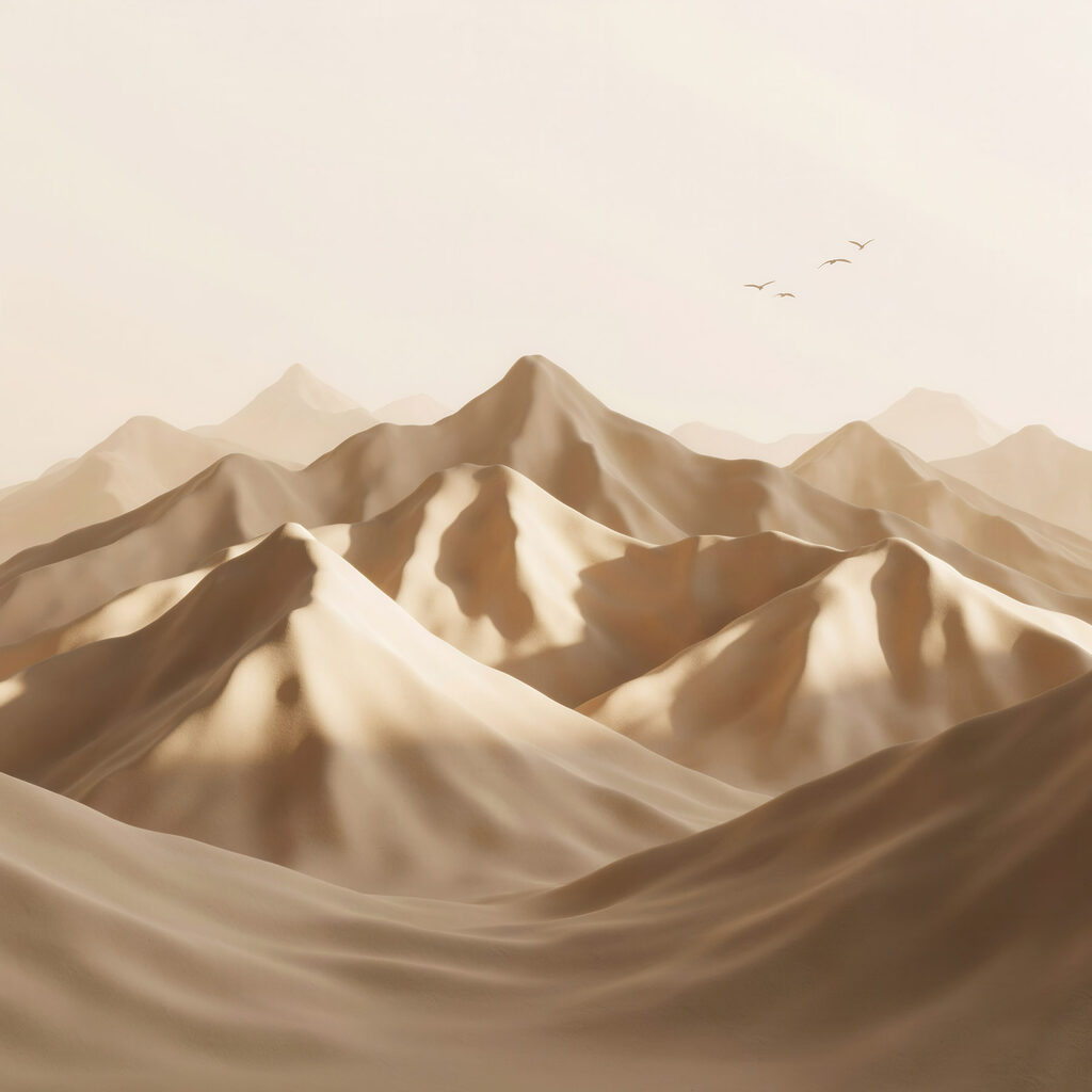 Montanhas de areia — design completo