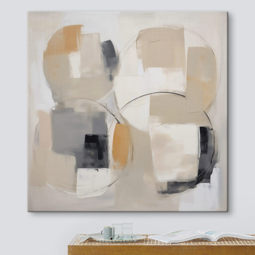 Quatro círculos com manchas — interior 1