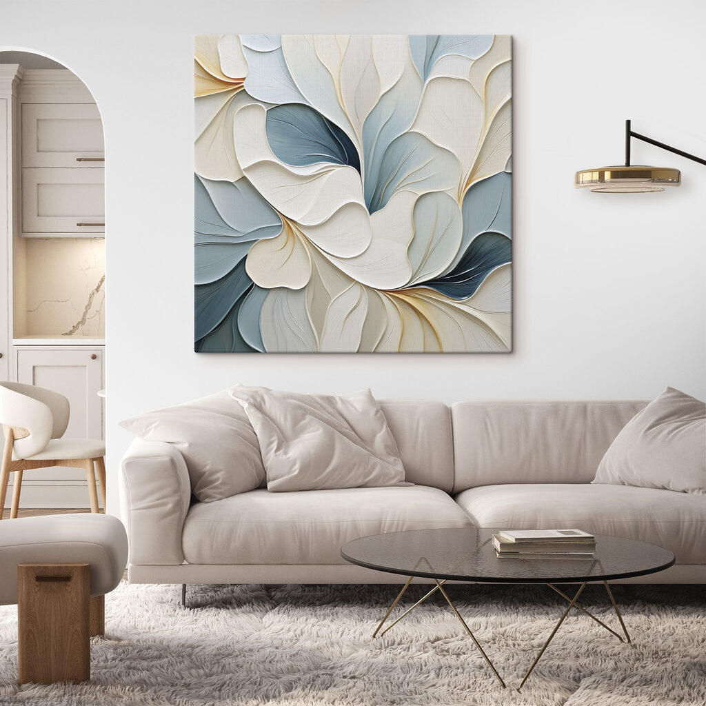 Folhas com veios dourados — interior 2