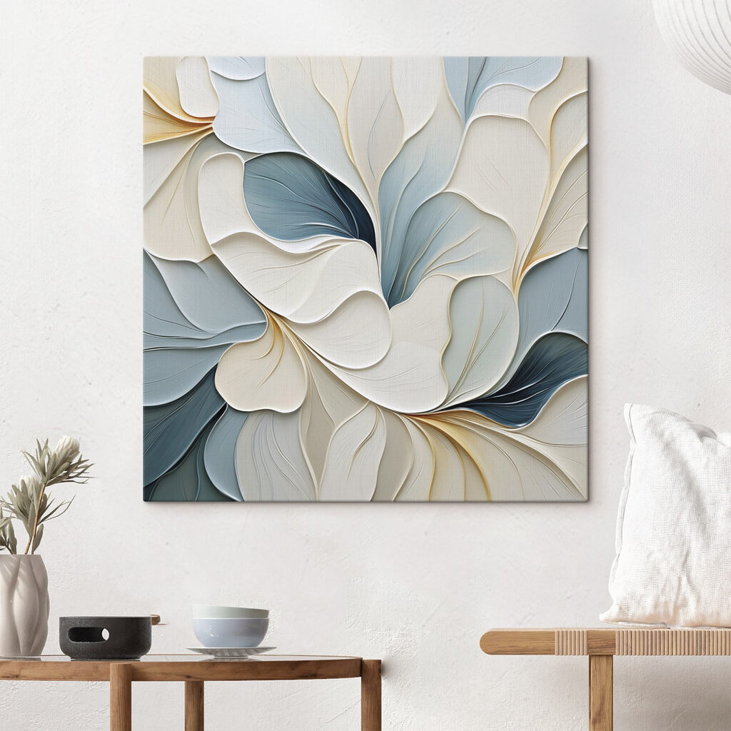 Folhas com veios dourados — interior 1