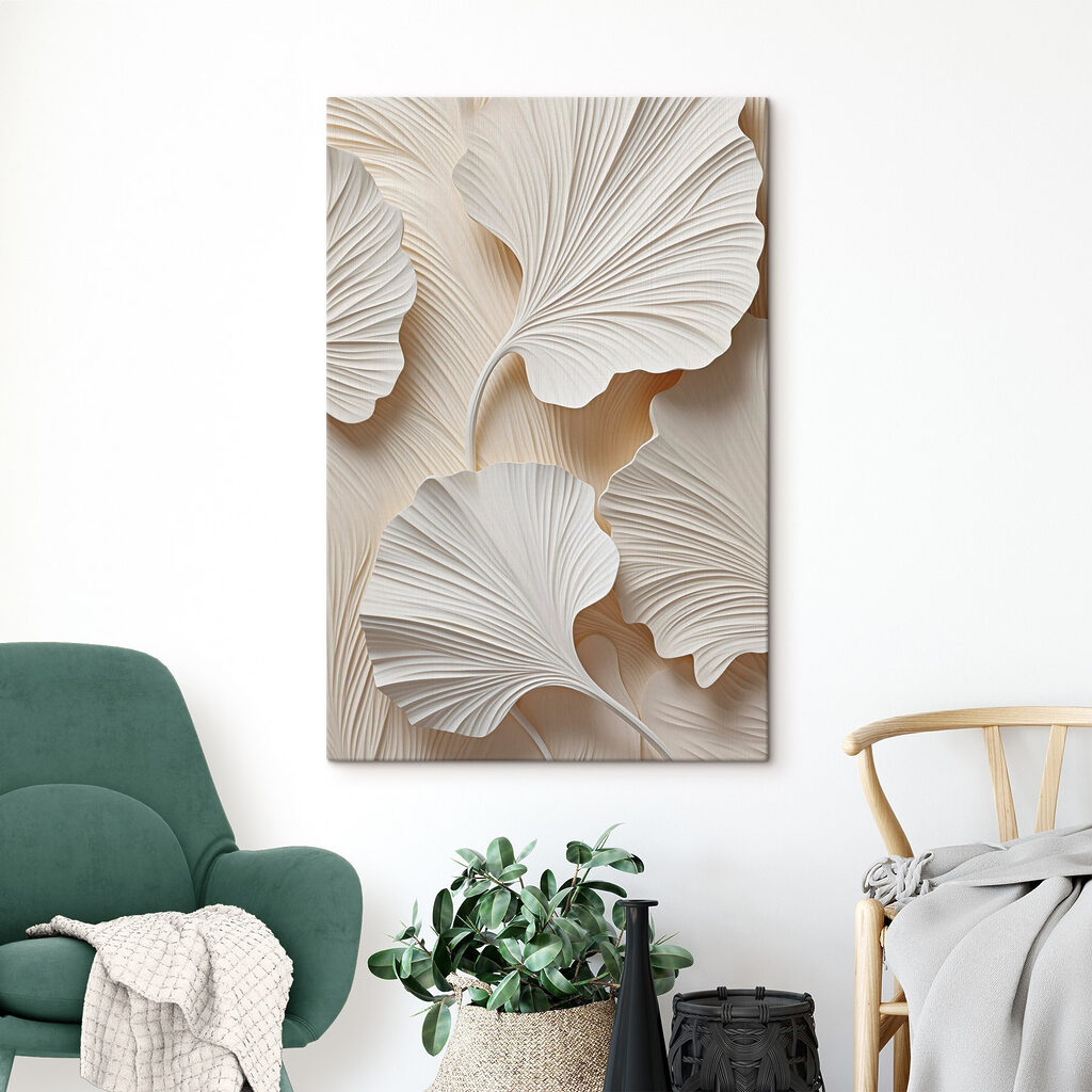 Folhas de ginkgo estriadas — interior 2
