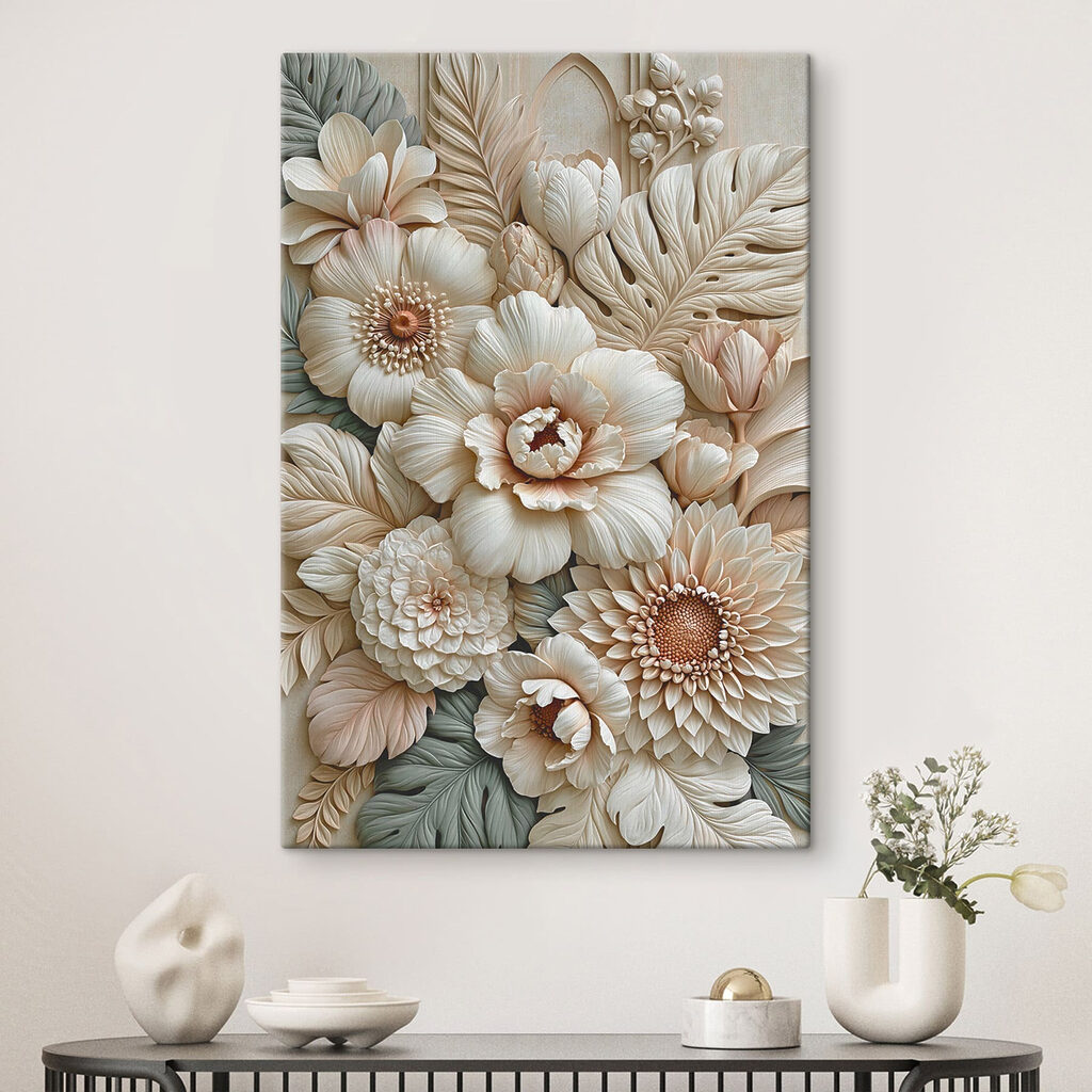 Jardim de flores creme — interior 3