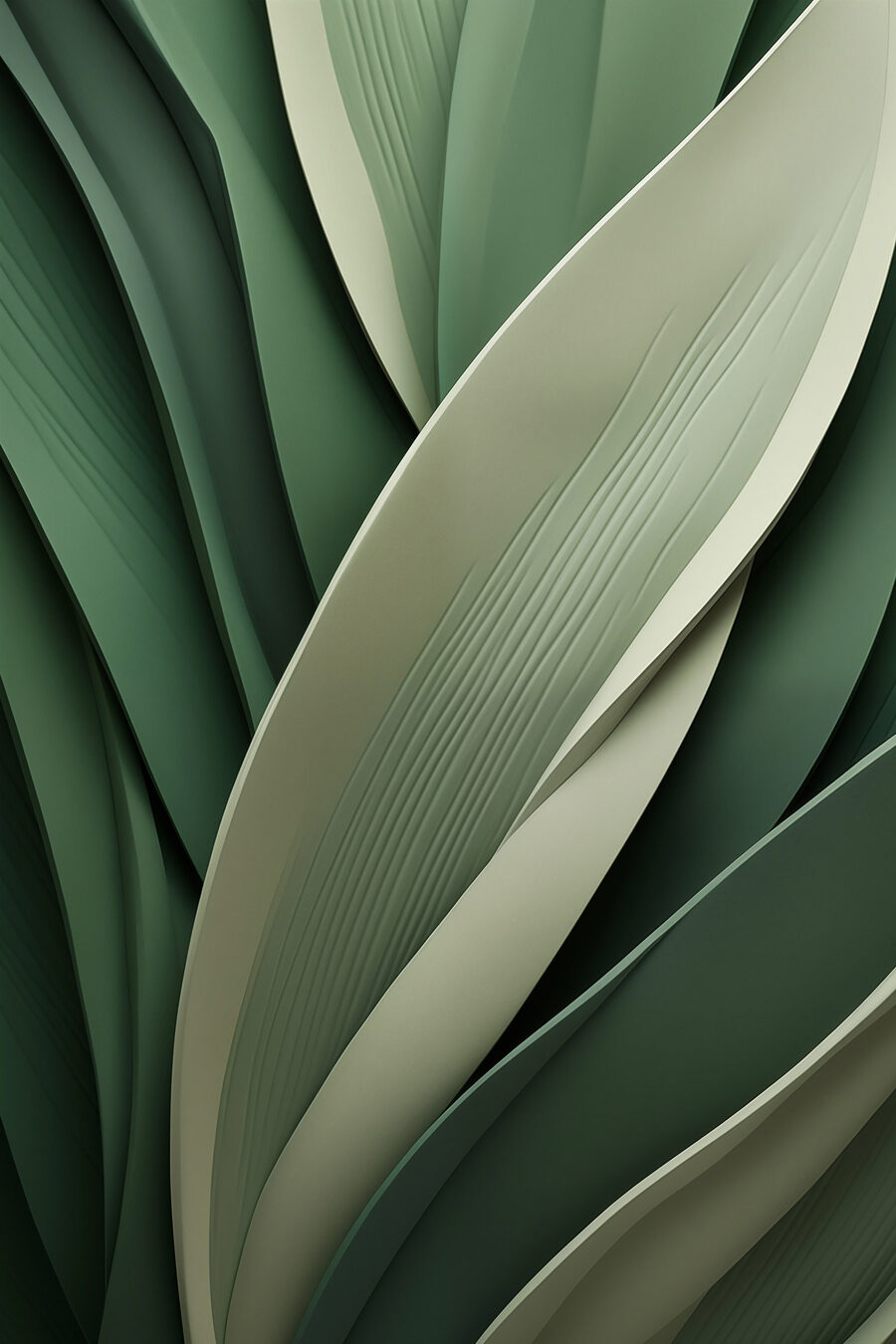 Bordas verde-claras em escuro — design completo