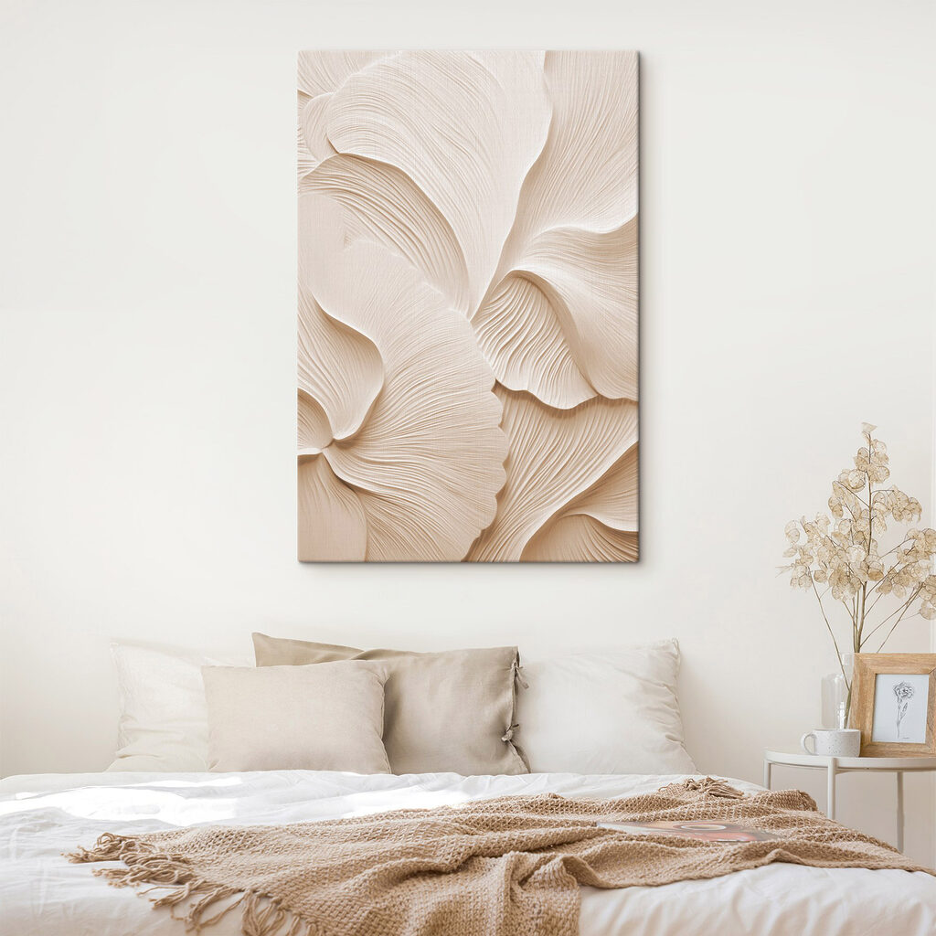Camadas brancas de folhas — interior 1