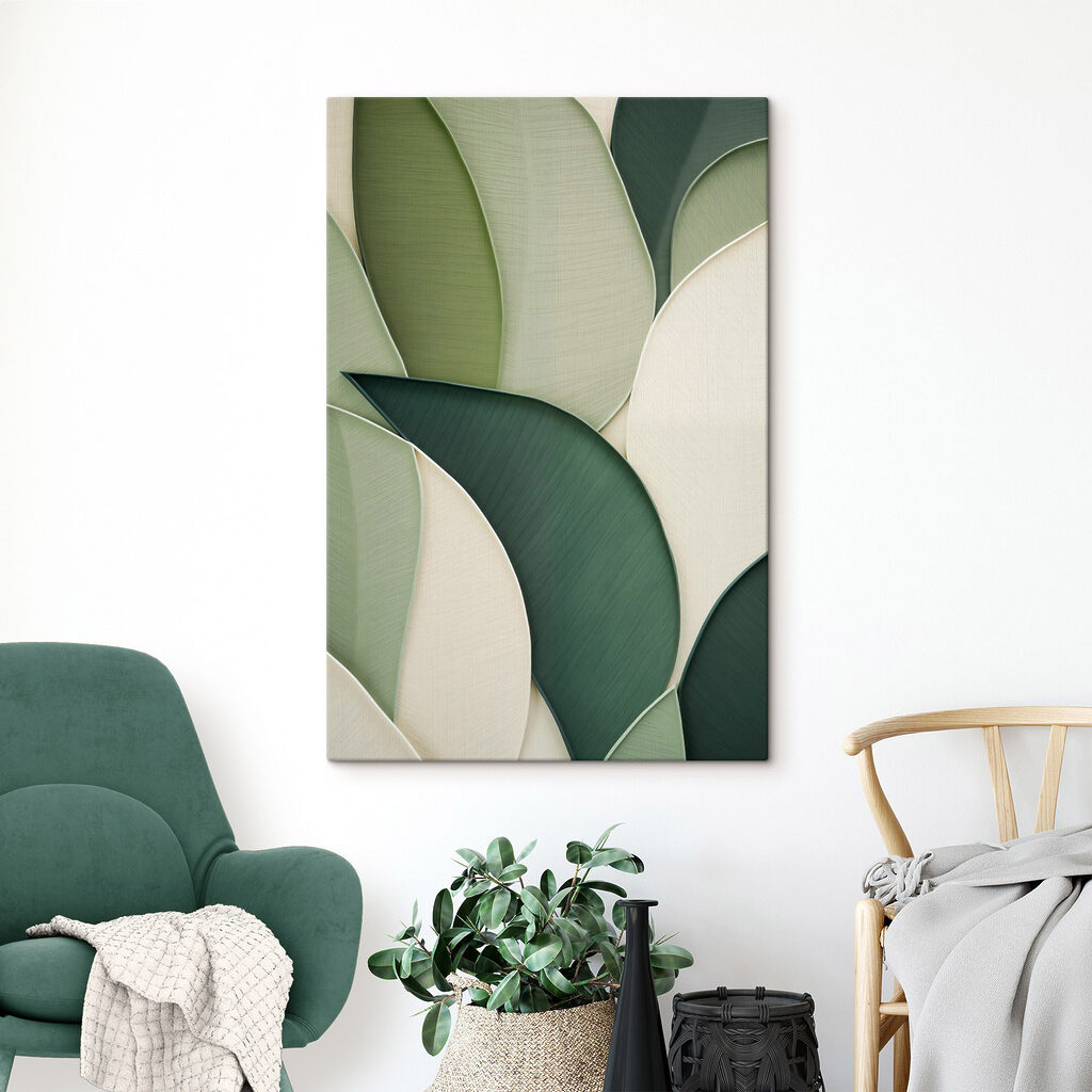 Planos de folhas verdes — interior 1