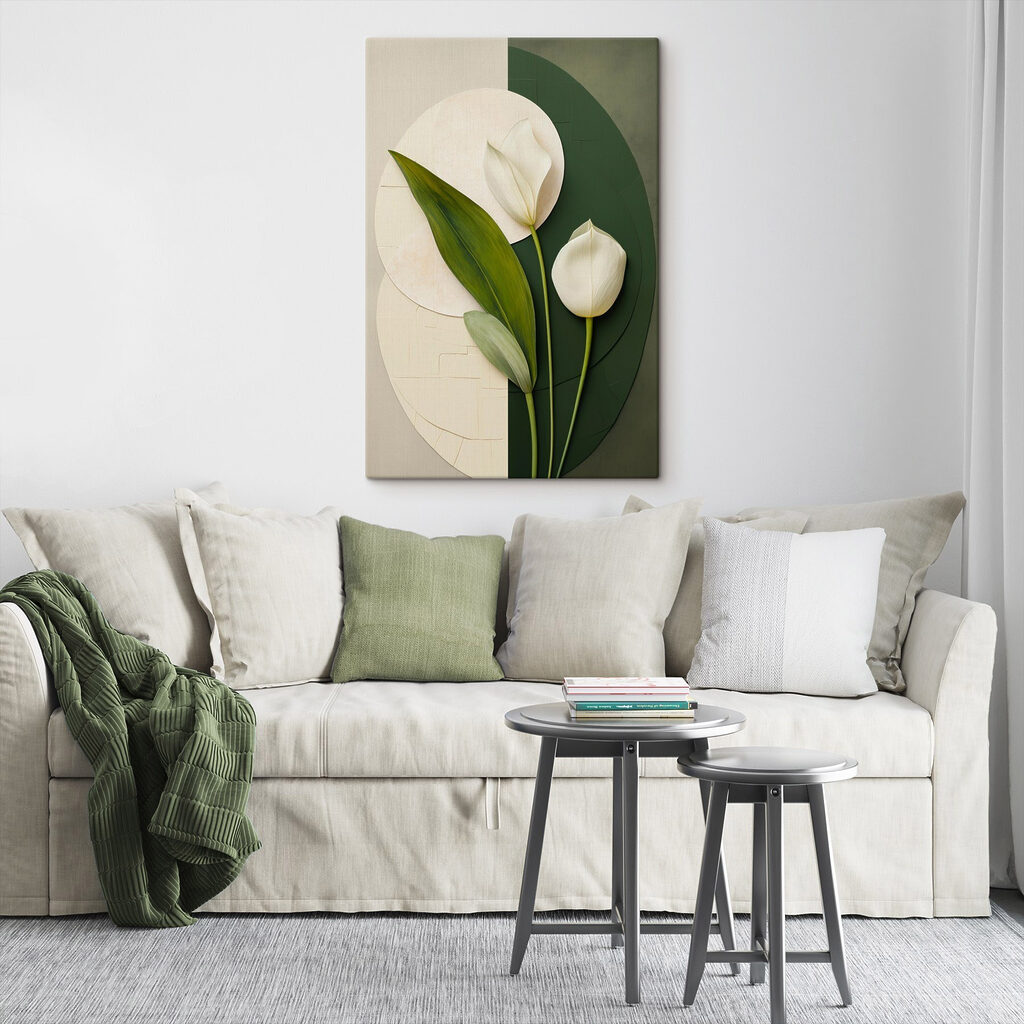 Duas tulipas entre cores — interior 2