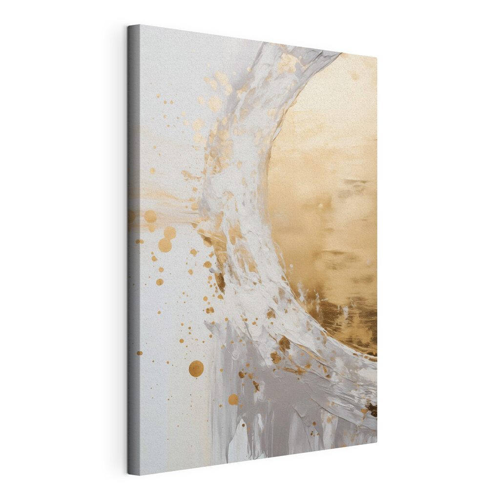 Arco branco com dourado — vista do produto