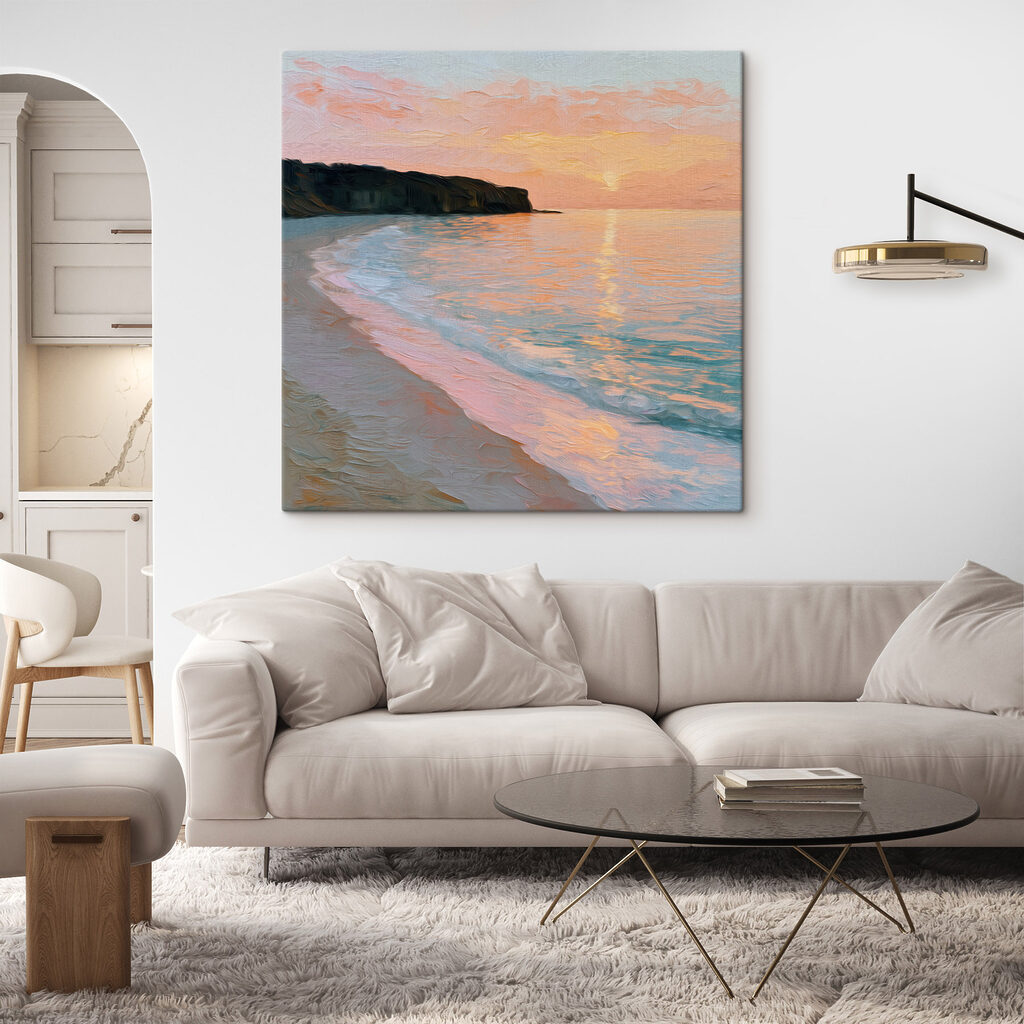 Espuma rosa ao entardecer — interior 2