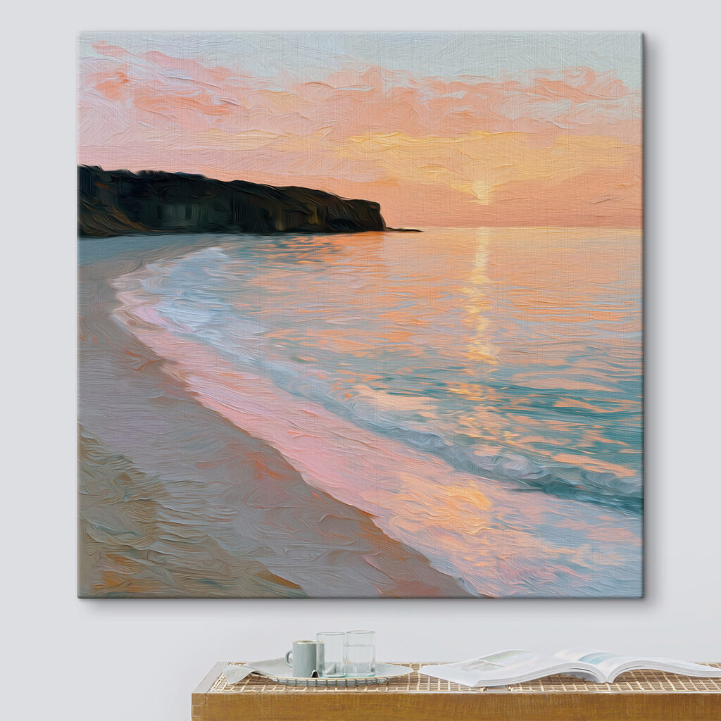 Espuma rosa ao entardecer — interior 1