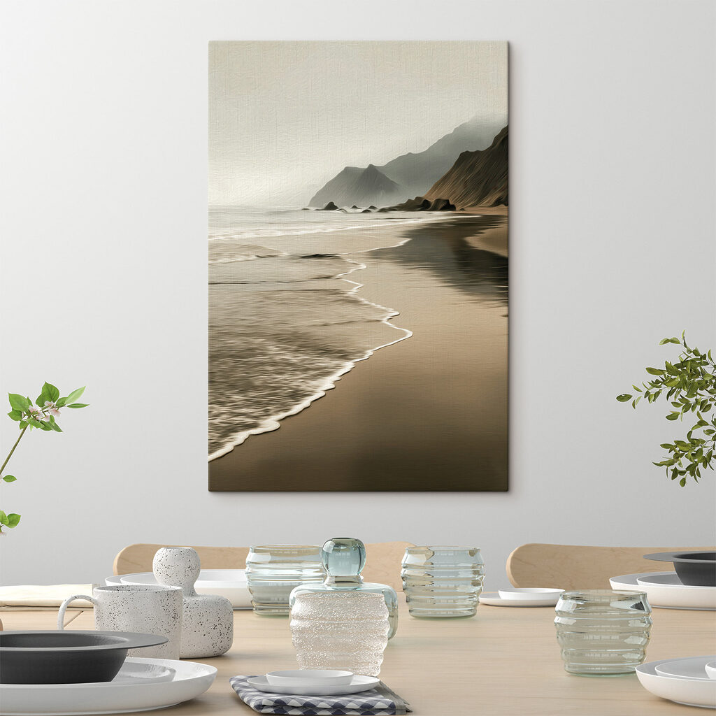 Espuma junto às montanhas — interior 1
