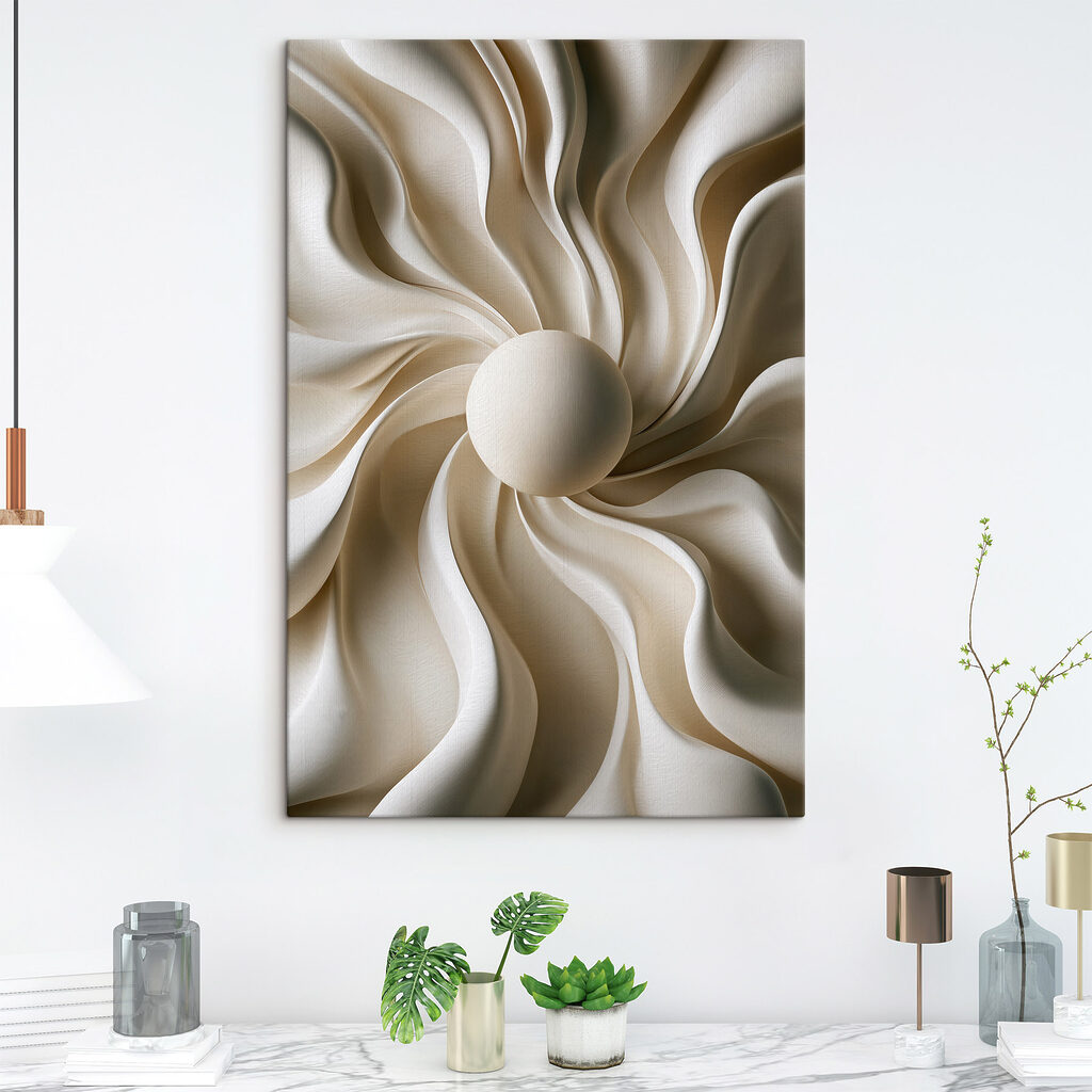 Esfera com fitas — interior 2