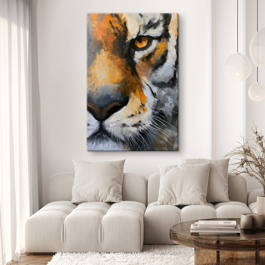 Tigre em laranja — interior 2