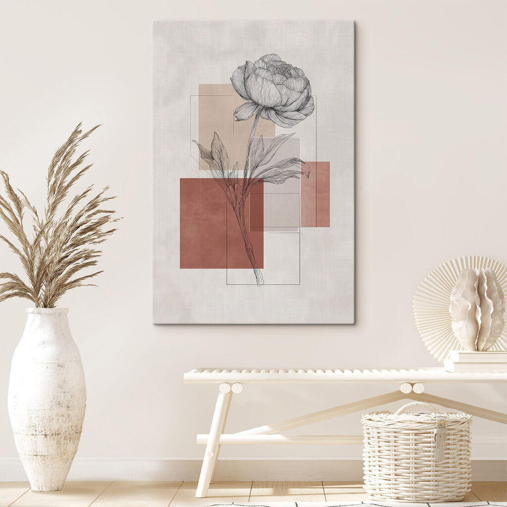 Desenho de peónia — interior 1