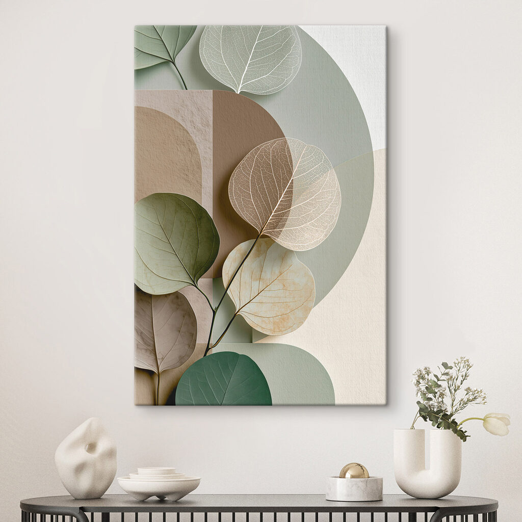 Folhas com formas suaves — interior 3