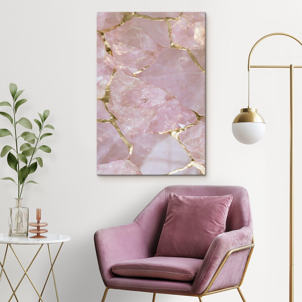 Cacos cor-de-rosa e dourado — interior 2
