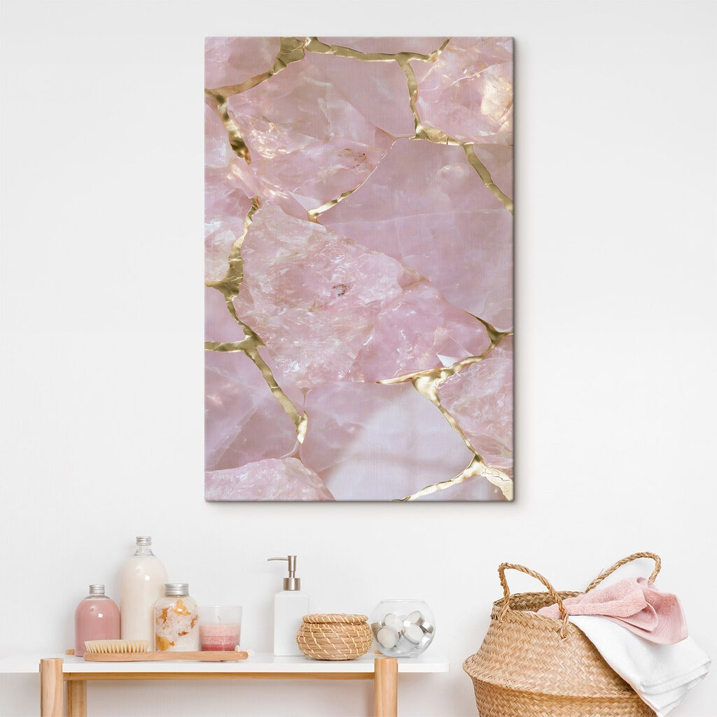 Cacos cor-de-rosa e dourado — interior 1