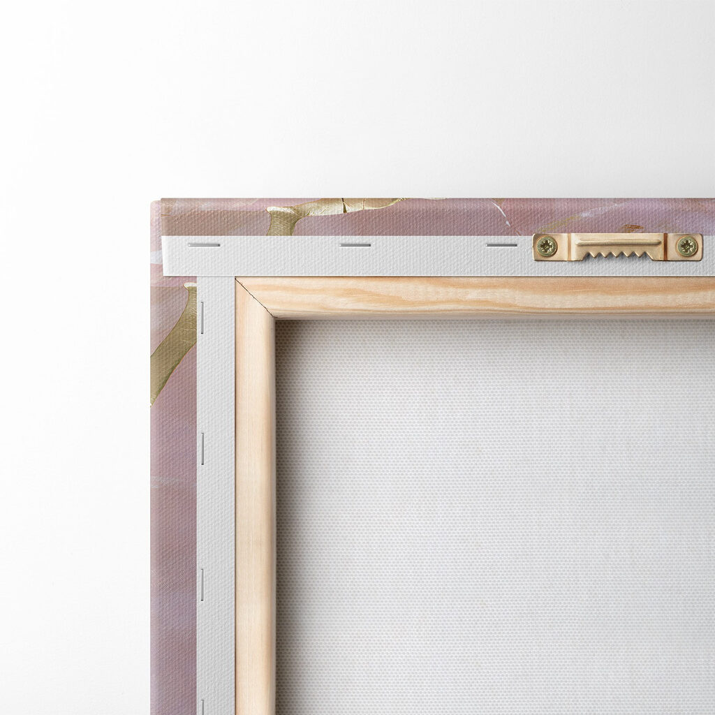 Cacos cor-de-rosa e dourado — verso
