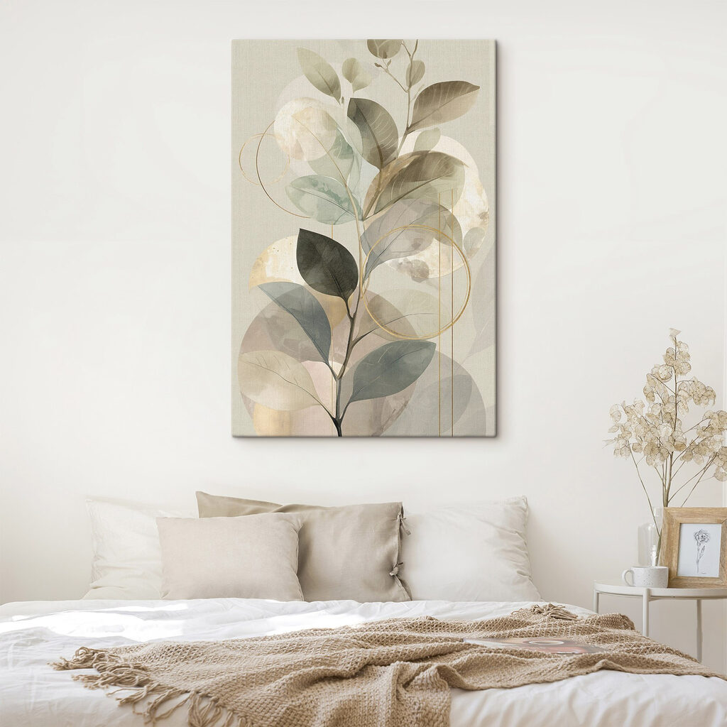 Folhas suaves entre curvas — interior 2