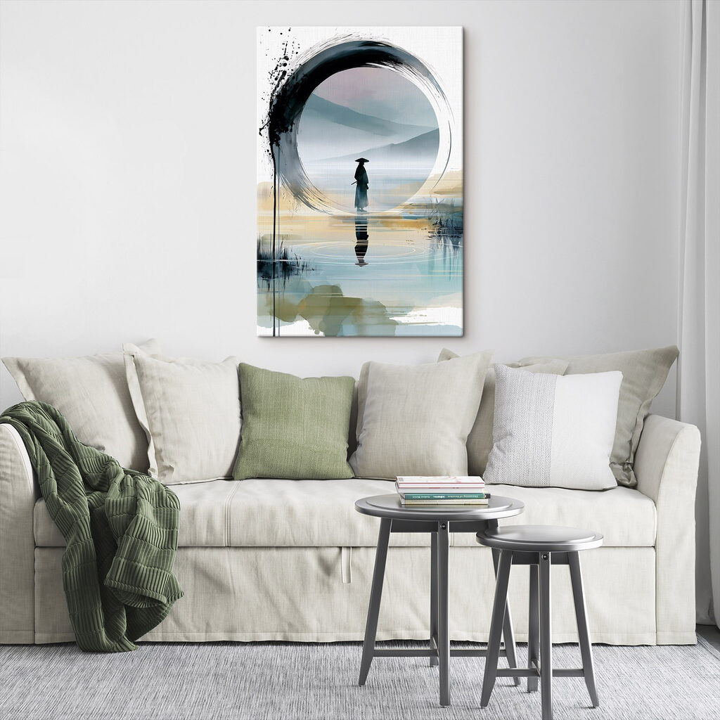 Figura num círculo pintado — interior 2