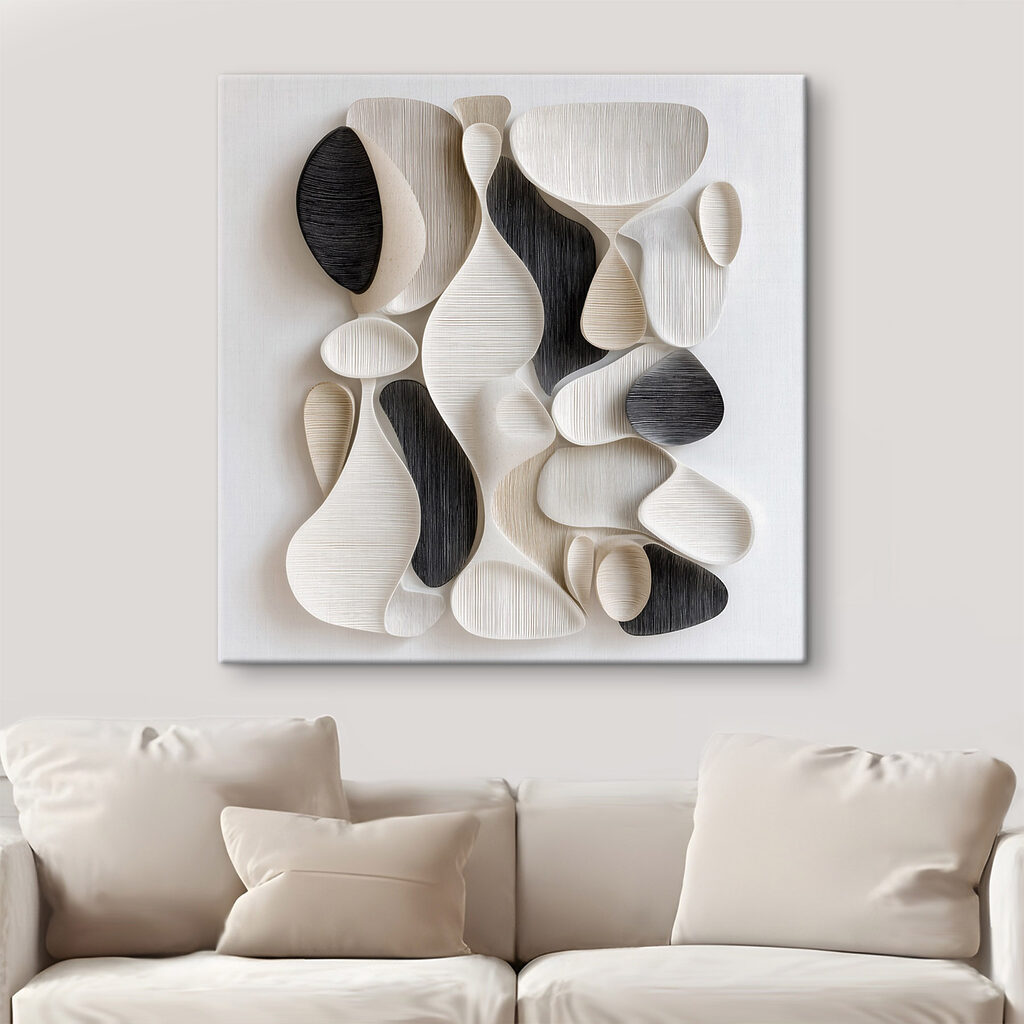 Formas pretas e brancas — interior 2