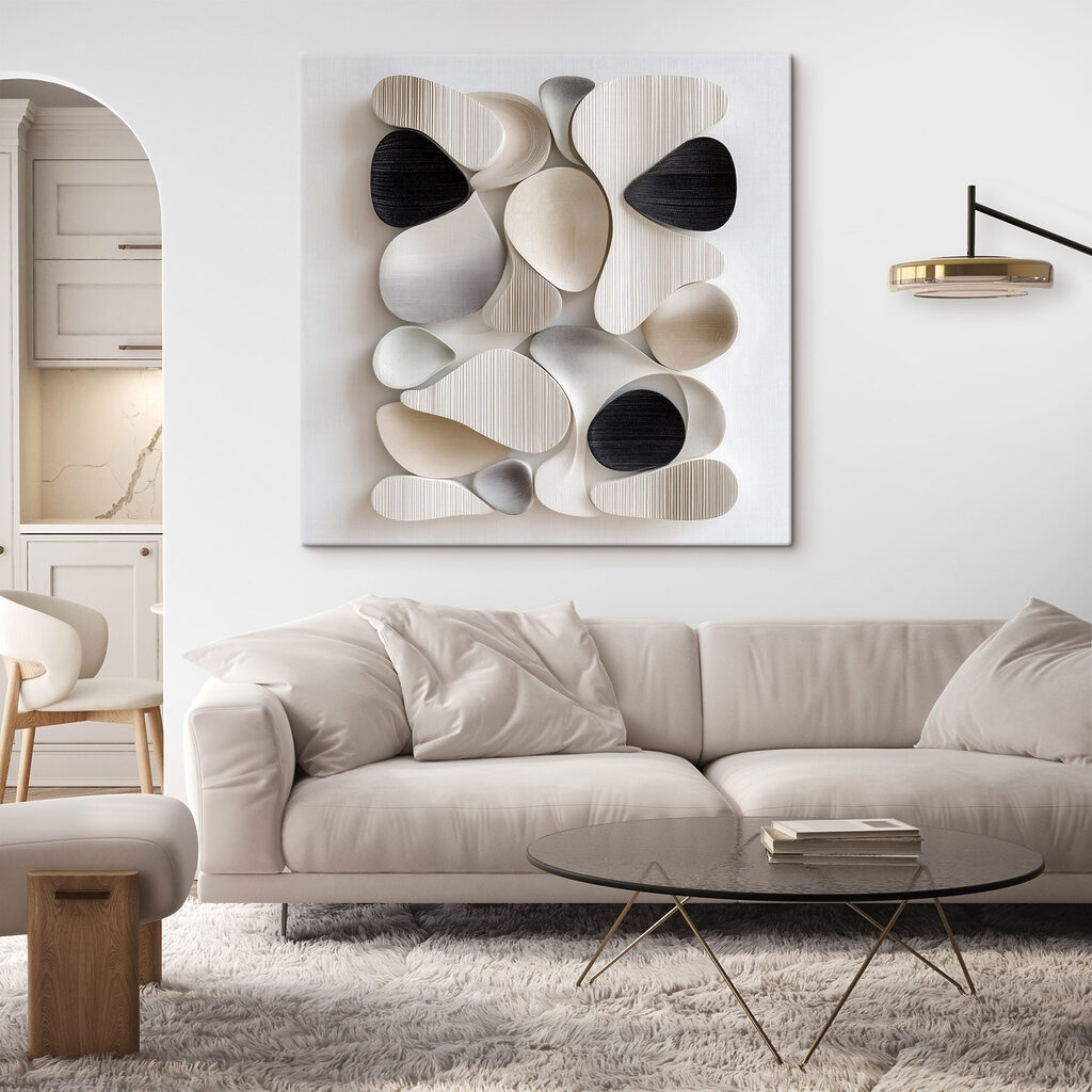 Pedras brancas e pretas — interior 2