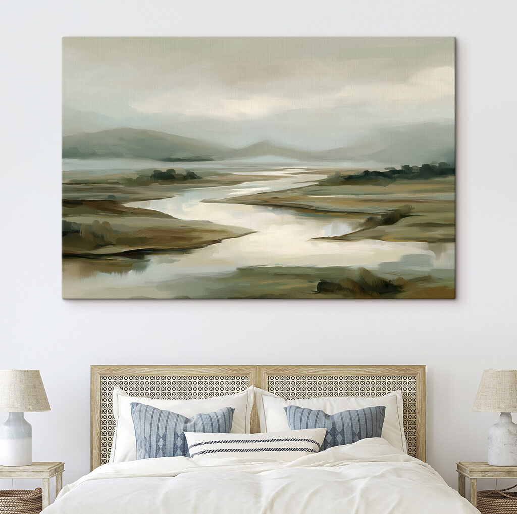 Rio entre margens verdes — interior 1