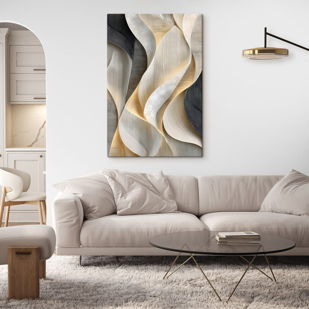 Fitas creme em pregas — interior 2