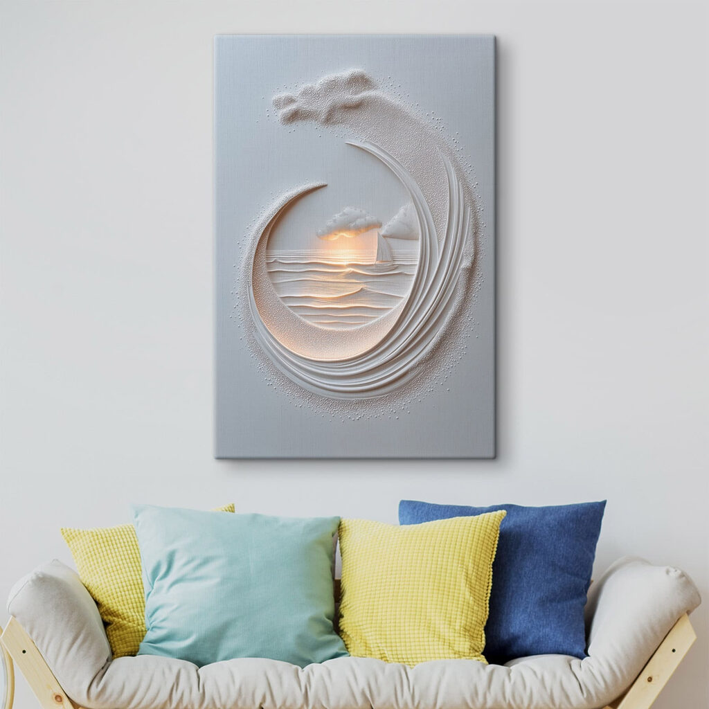 Mar em relevo — interior 2
