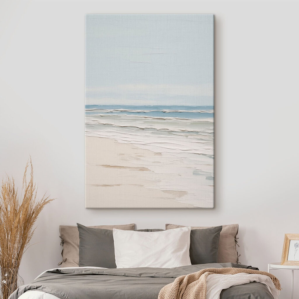 Rebentação pálida sobre areia — interior 2