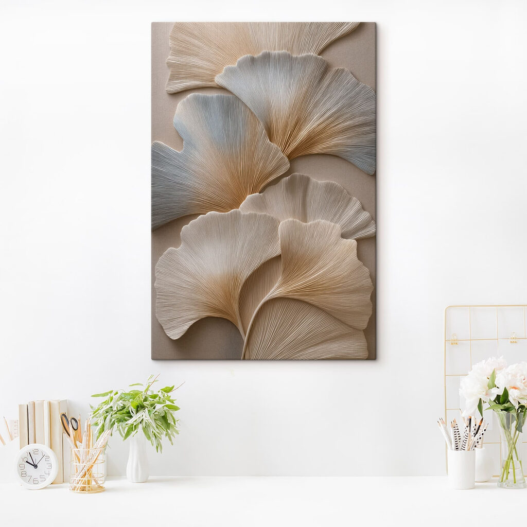 Ginkgo branco em relevo — interior 3
