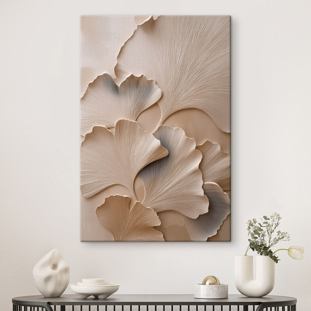 Ginkgo estriado em branco — interior 2
