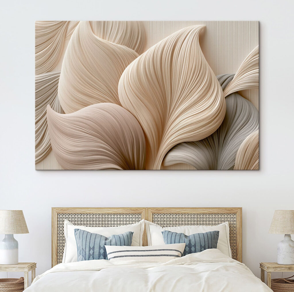 Folhas grandes com nervuras — interior 2