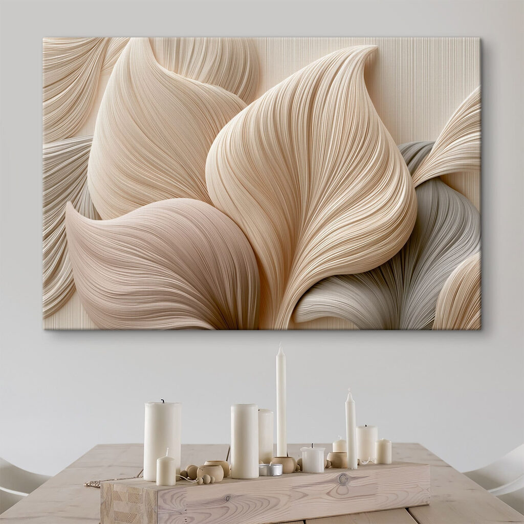 Folhas grandes com nervuras — interior 3