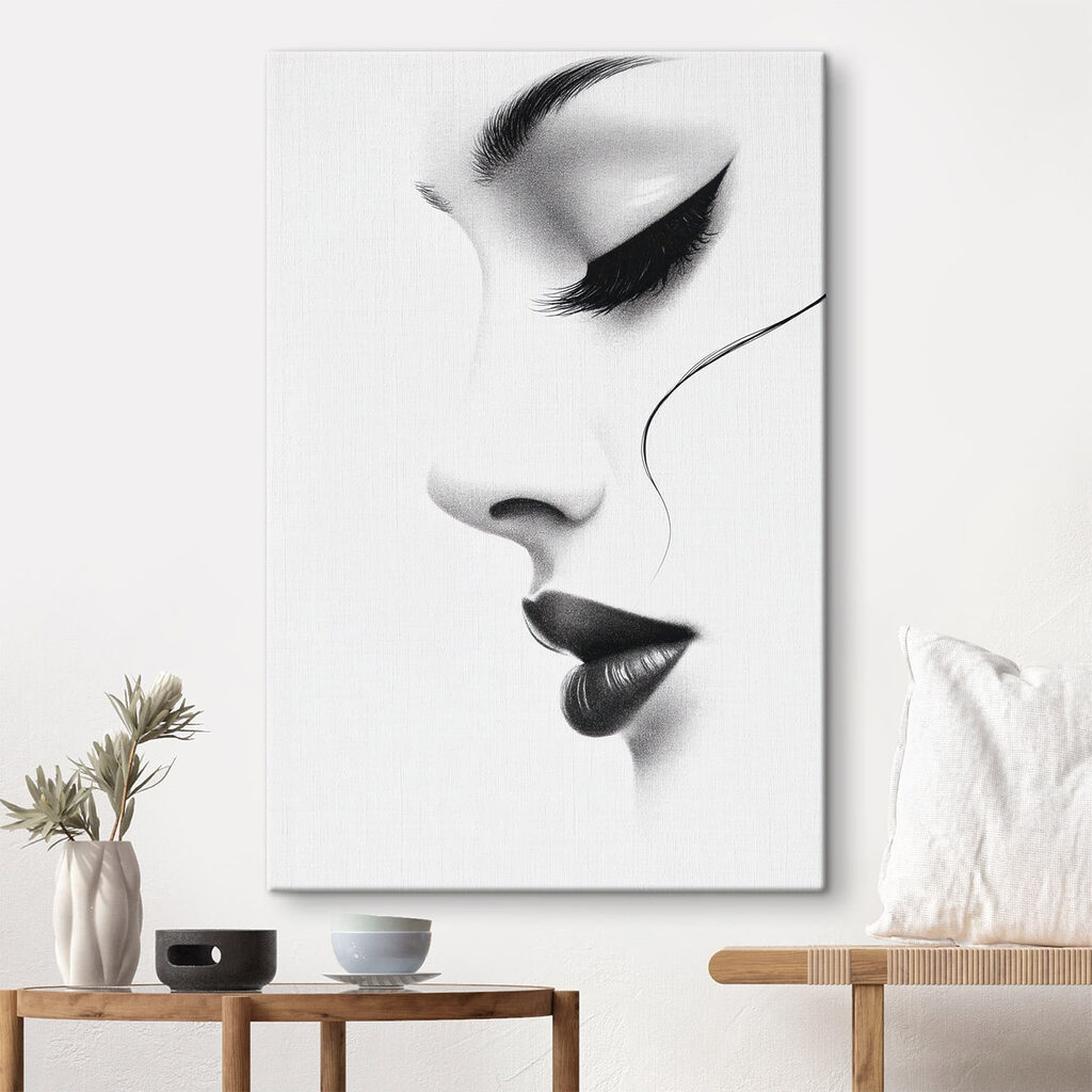 Perfil de mulher — interior 3