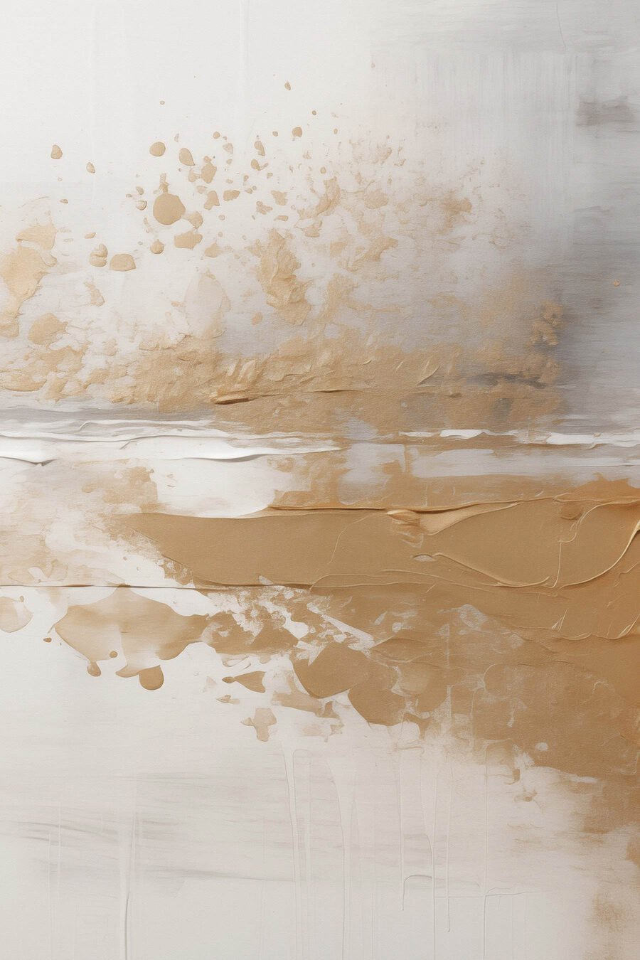 Bordas douradas sobre branco — design completo
