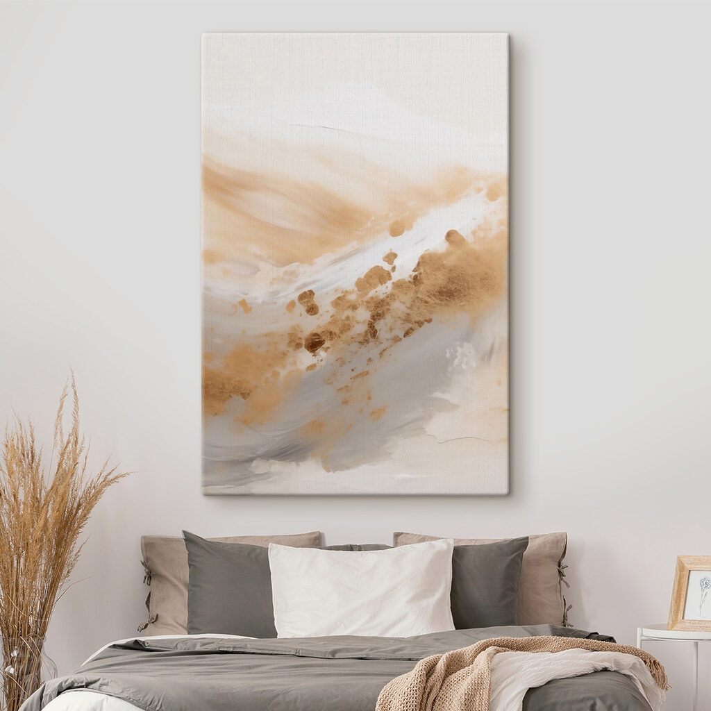 Tinta ocre em diagonal — interior 2