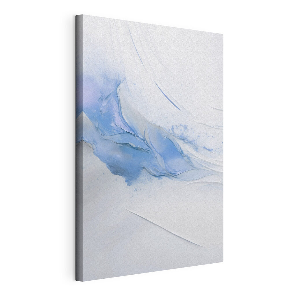 Tinta azul sobre branco — vista do produto
