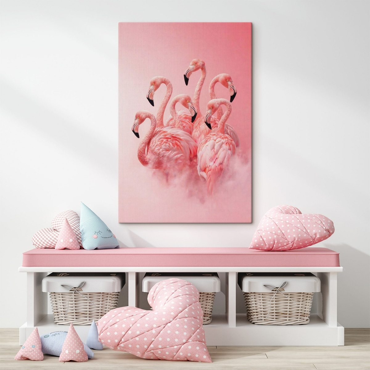 Flamingos na névoa — interior 3