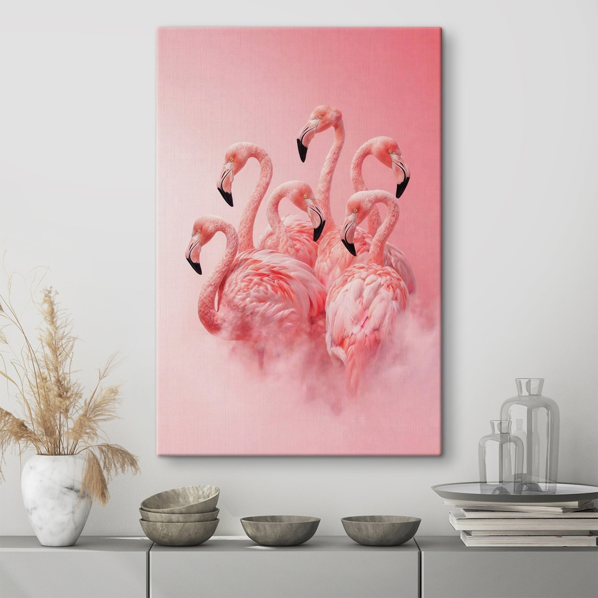 Flamingos na névoa — interior 2
