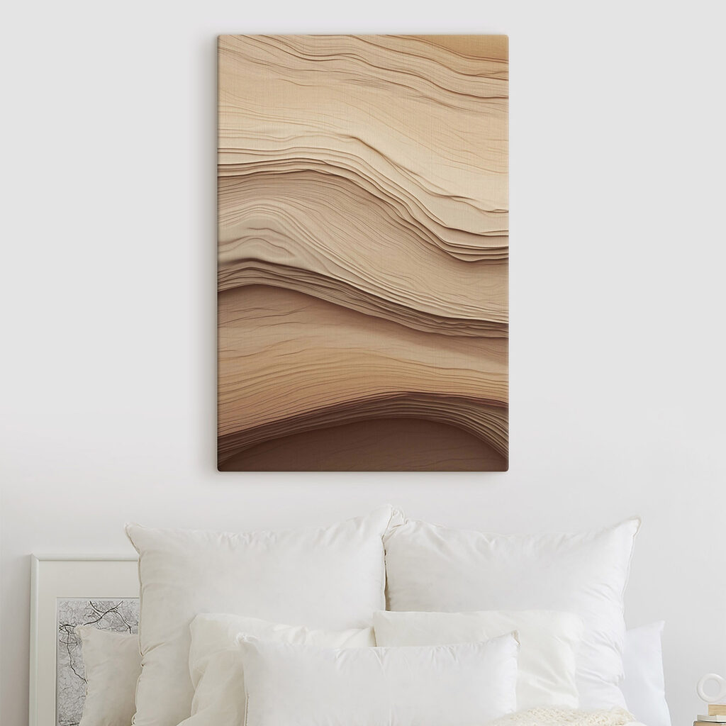 Camadas onduladas de areia — interior 1