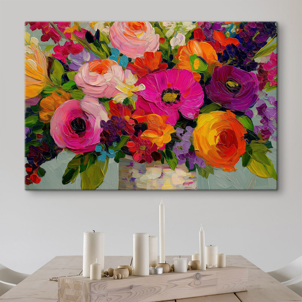 Flores de verão vivas — interior 1