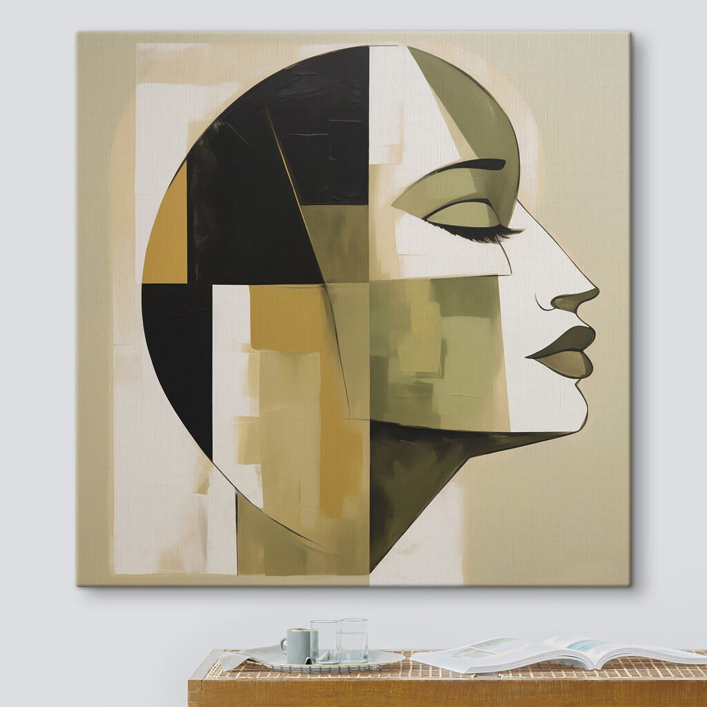 Perfil em verde-azeitona — interior 1