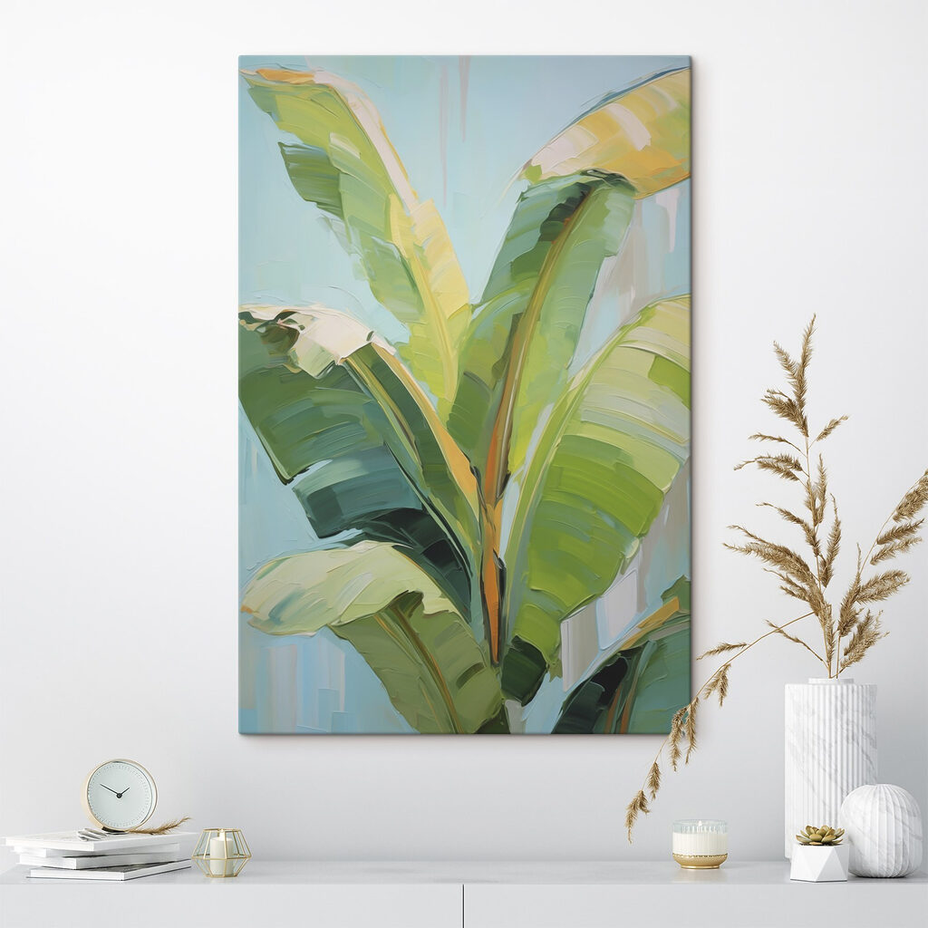 Folhas de bananeira verdes — interior 2