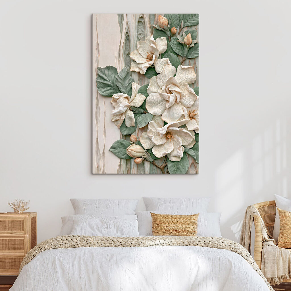 Folhas redondas, sombras finas — interior 2