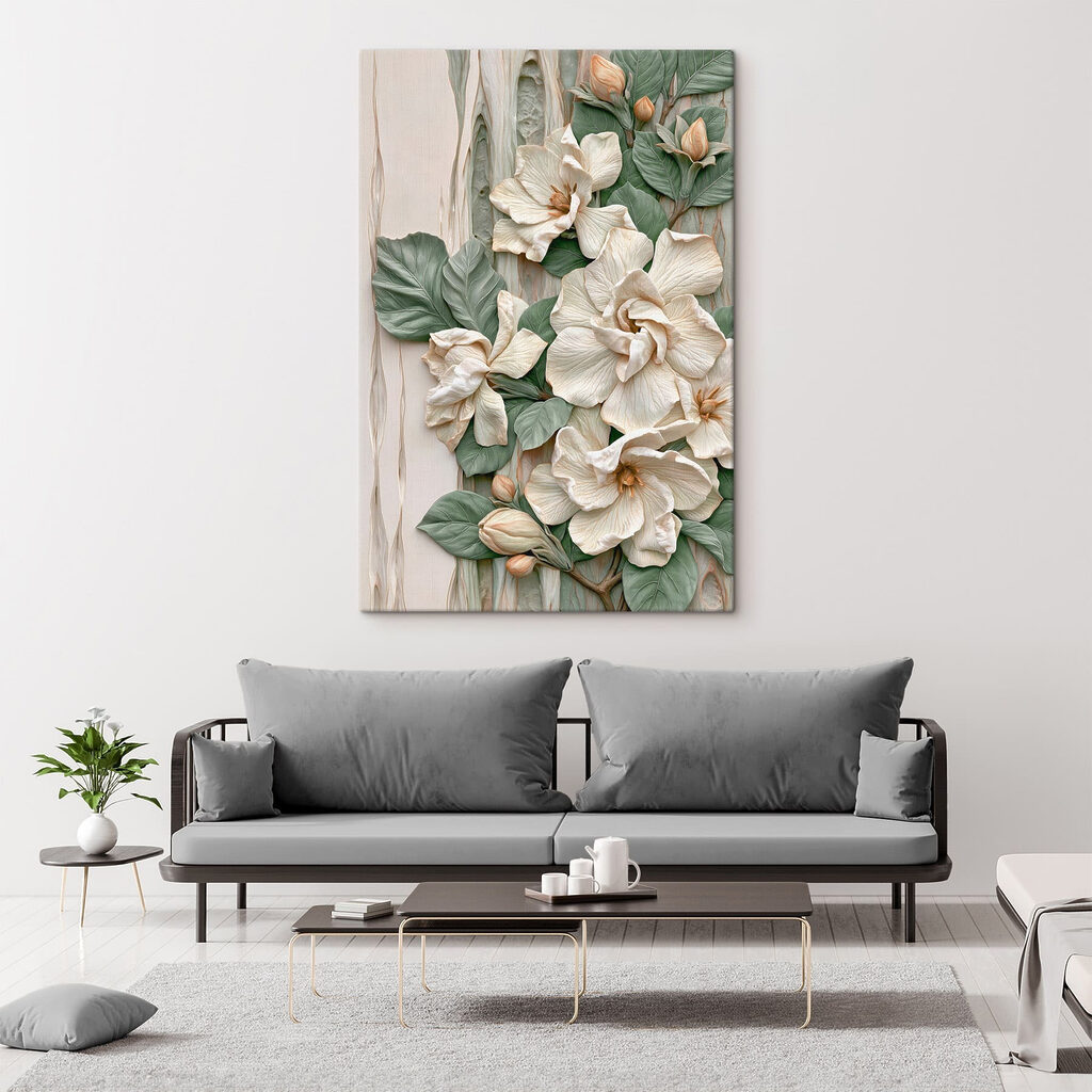 Folhas redondas, sombras finas — interior 3