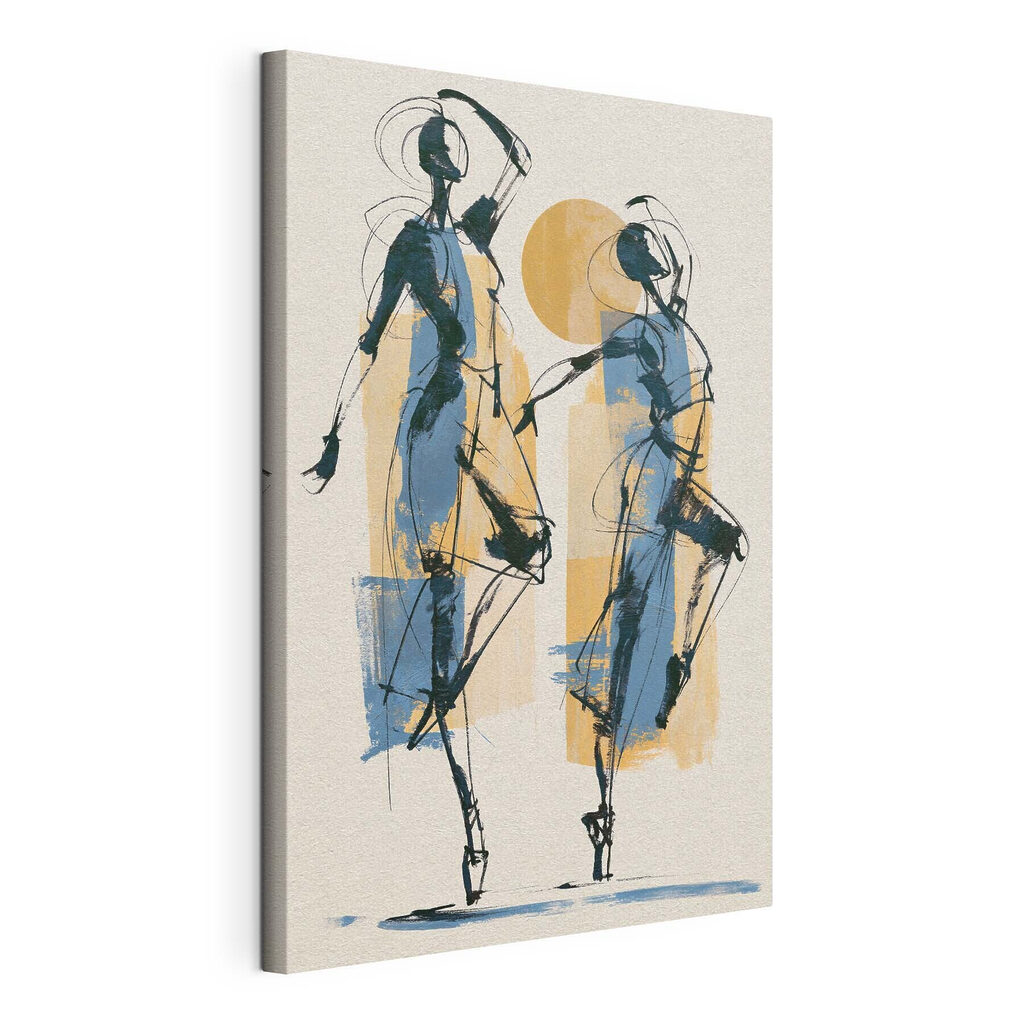 Dois bailarinos em azul — vista do produto