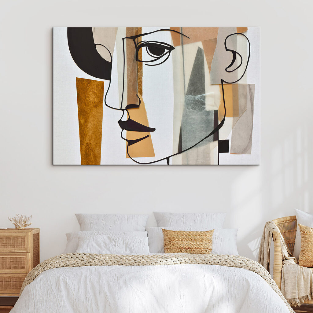 Mulher em contornos abertos — interior 2