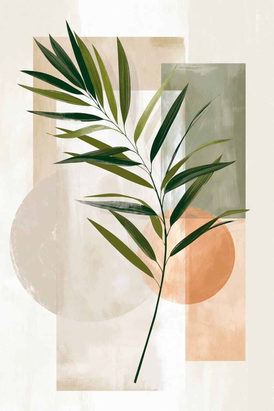 Folha de palmeira suave — design completo