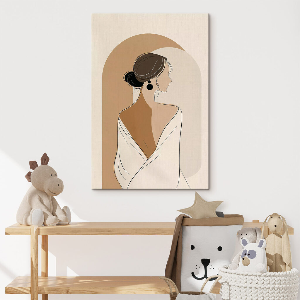 Mulher de costas — interior 2