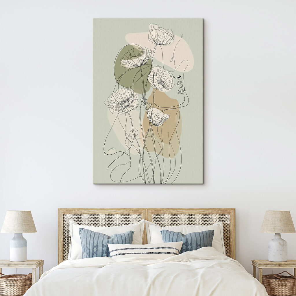 Perfil e papoilas — interior 1